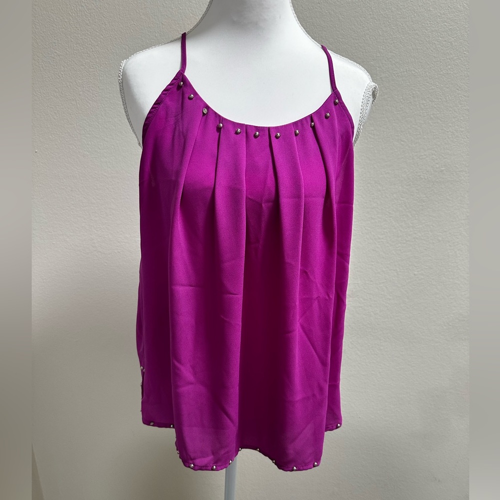Pixley Fuchsia Studded Camisole